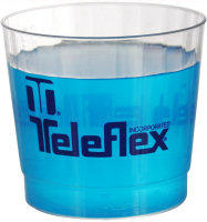 Stadium Cups: 9oz Clear Fluted Plastic Cups